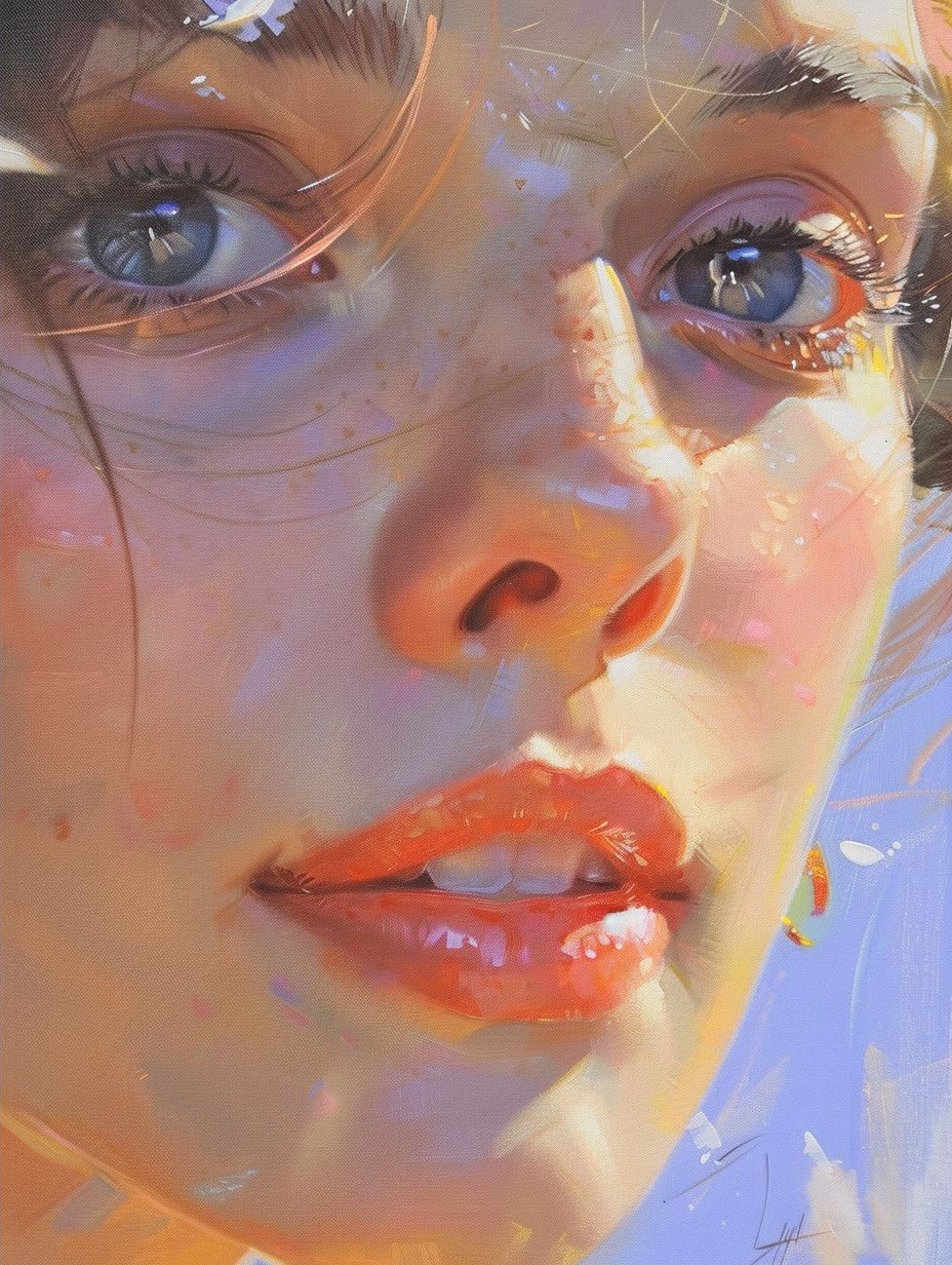 Liquid Glass Portrait Study - Image 2