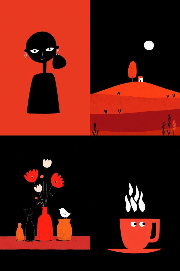 Crimson Silhouette