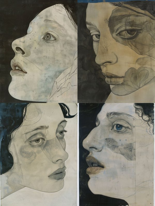 Ethereal Portraits in Muted Tones