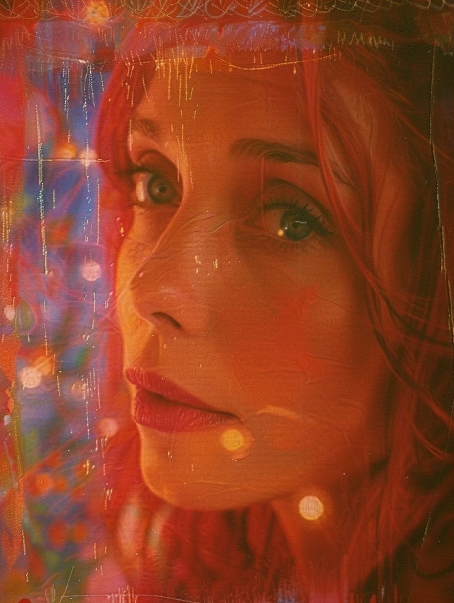 Ethereal Golden Prism Portrait - Image 3