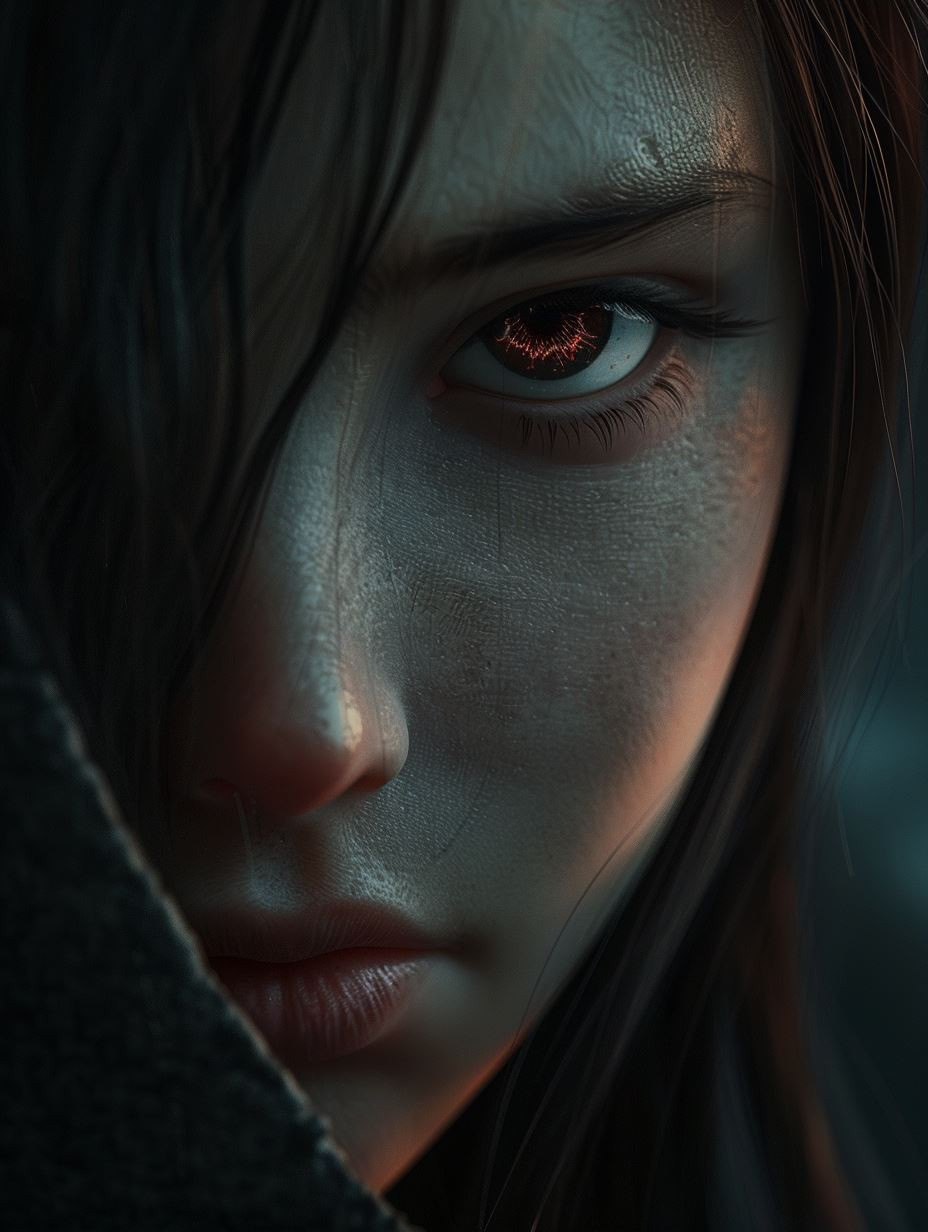 Melancholy Gaze of Dark Portraits - Image 3