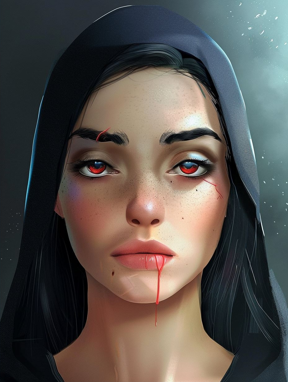 Ethereal Portraits of Digital Sorrow - Image 2