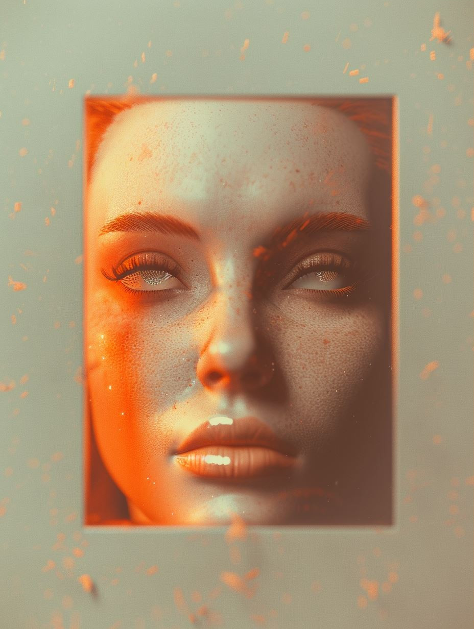 Ethereal Sculpted Faces in Light - Image 3