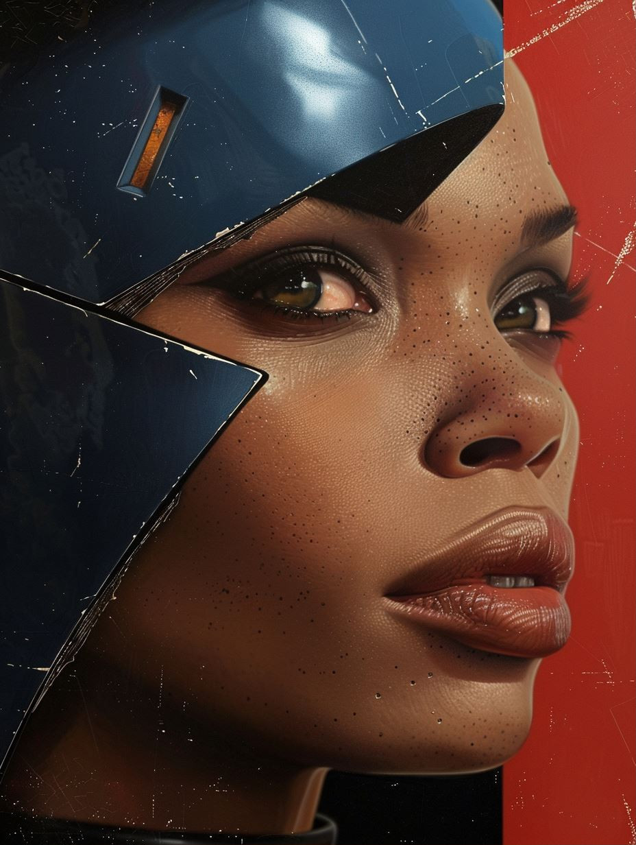 Cinematic Heroine Portrait Study - Image 1