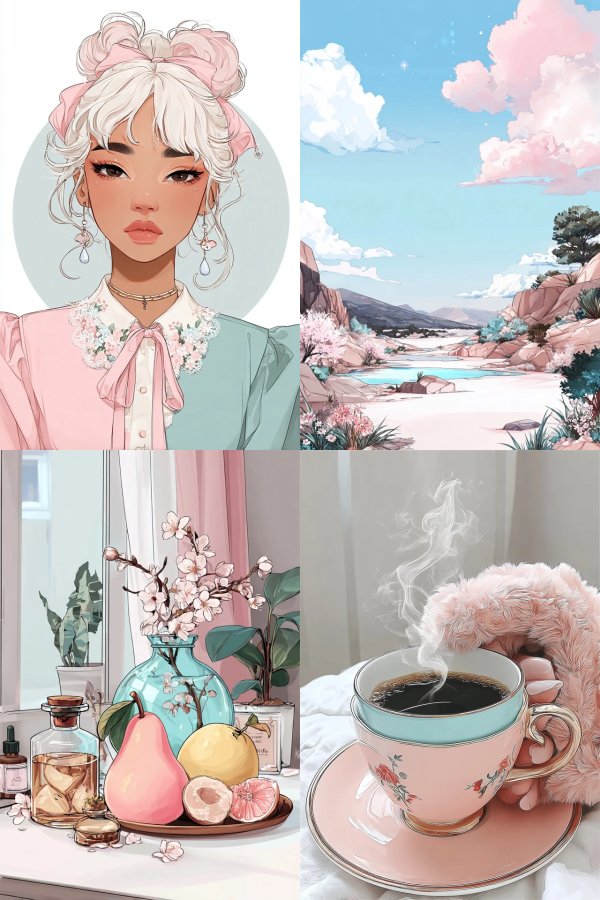 Pastel Dreams Aesthetic Collection
