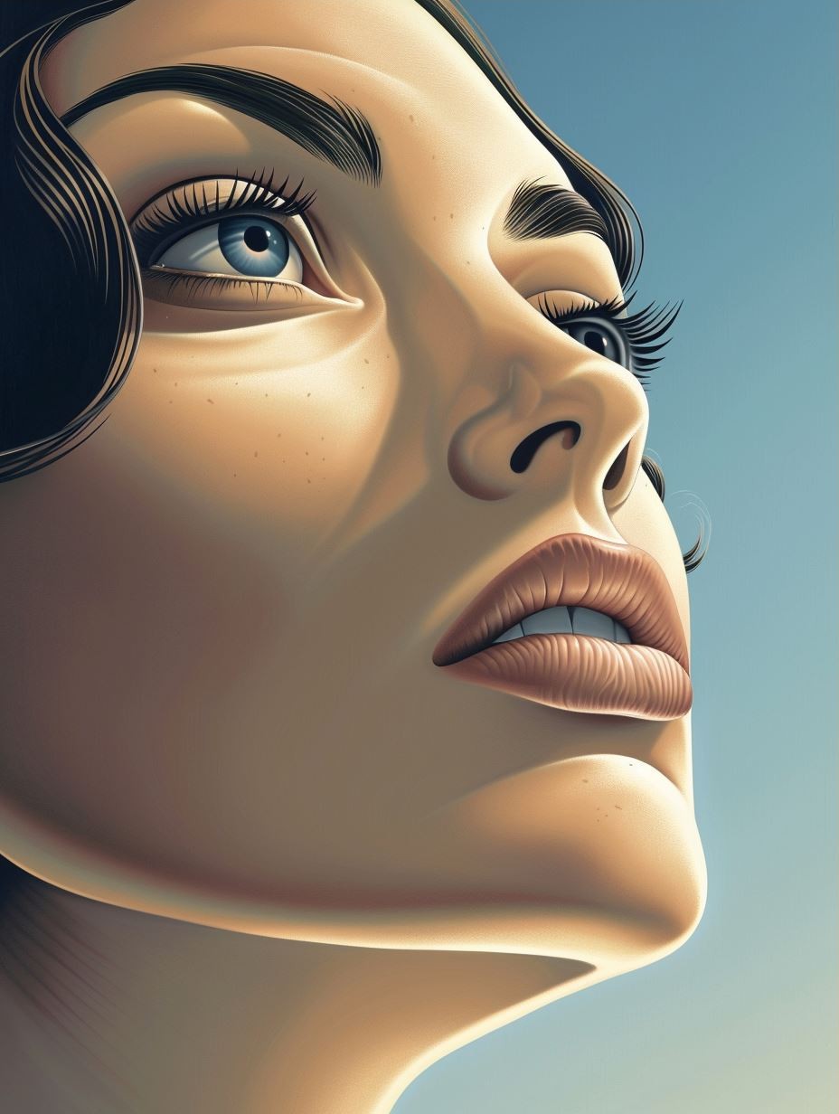 Fluid Surrealist Portrait Study - Image 3