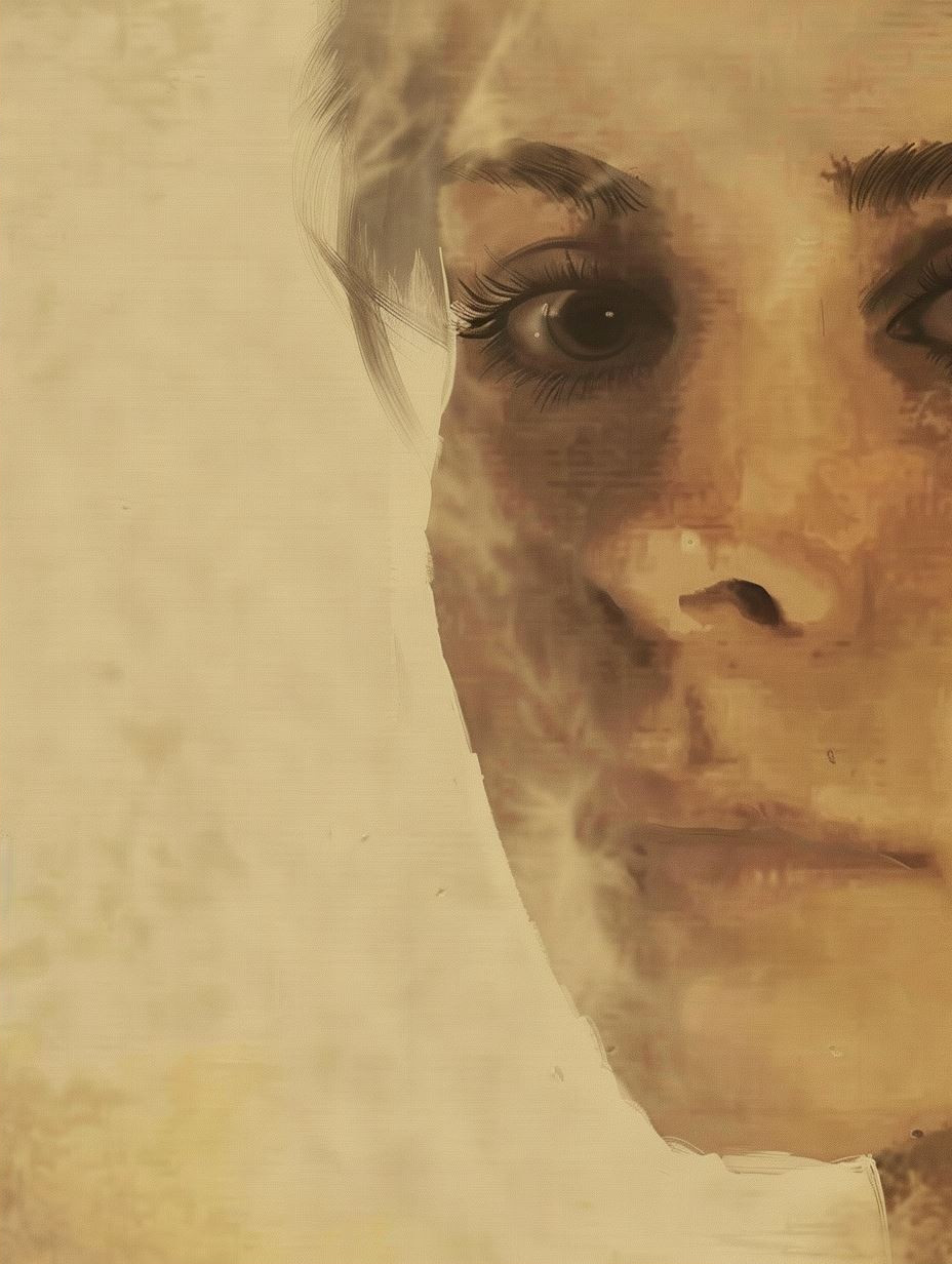 Sepia Haze Ethereal Portrait - Image 2