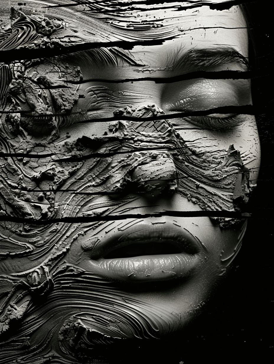 Fragmented Shadows of Human Form - Image 1