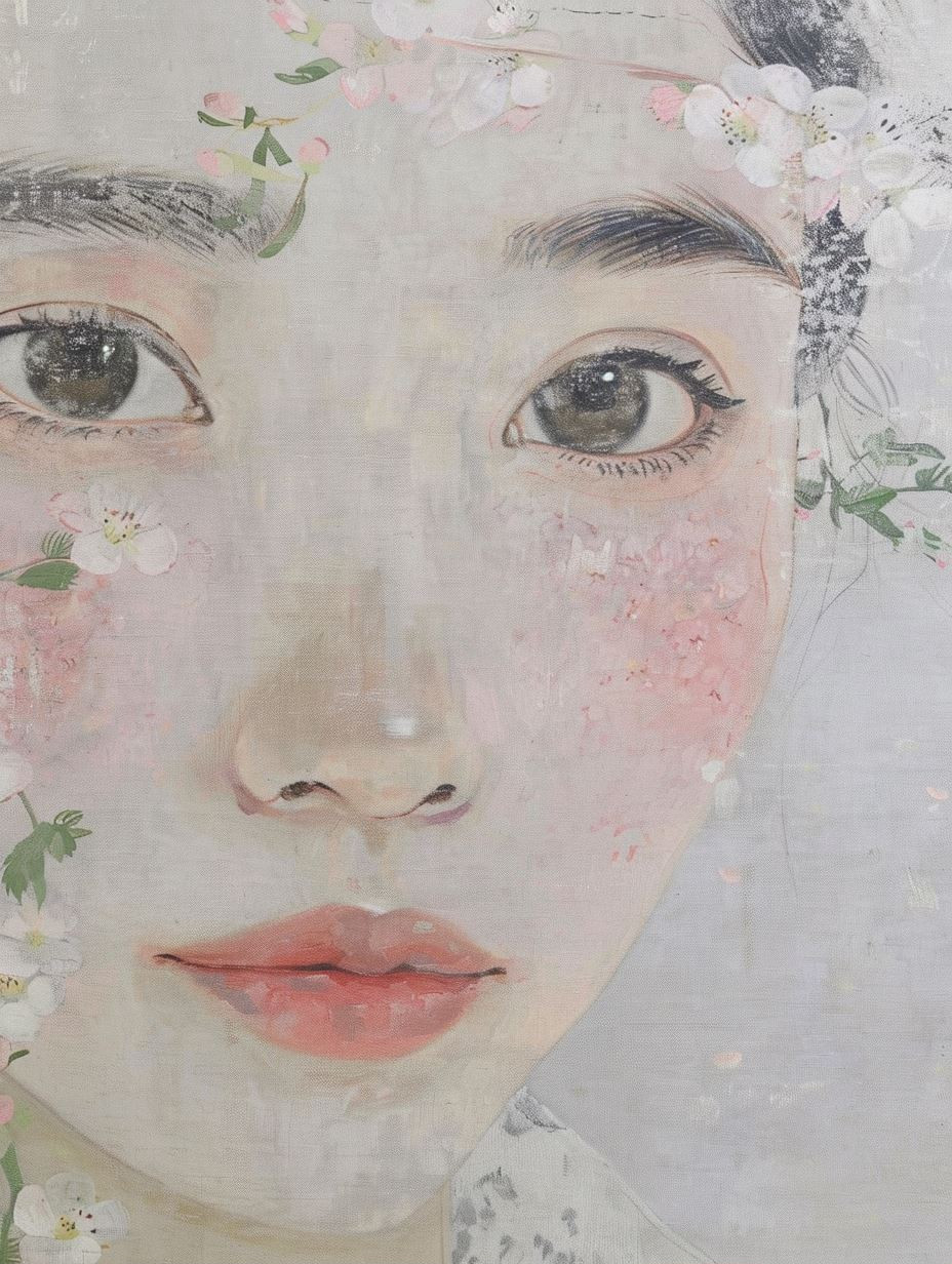 Ethereal Whispers of Floral Beauty - Image 1