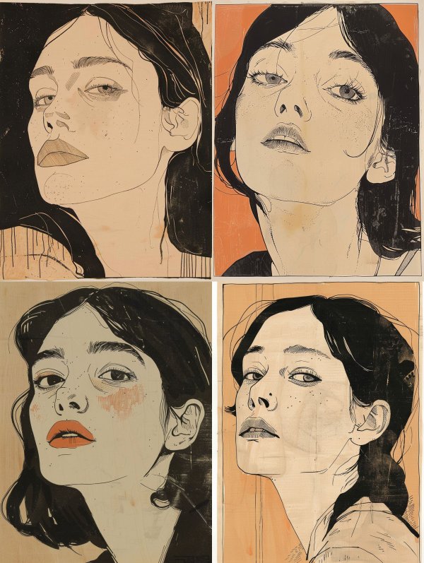 Four Moods of a Modern Muse