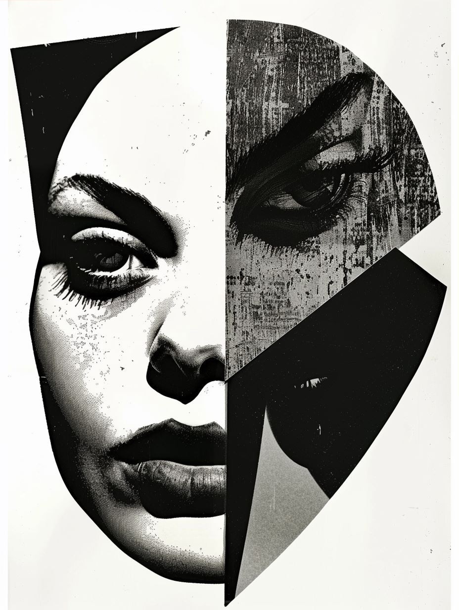 Fragmented Gaze Modernist Collage - Image 3