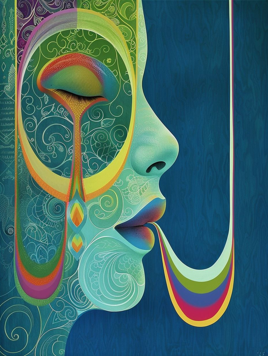 Ethereal Geometric Soul Portraits - Image 2