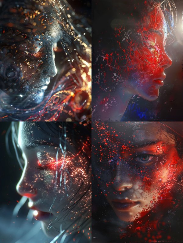 Celestial Fragments of Digital Consciousness