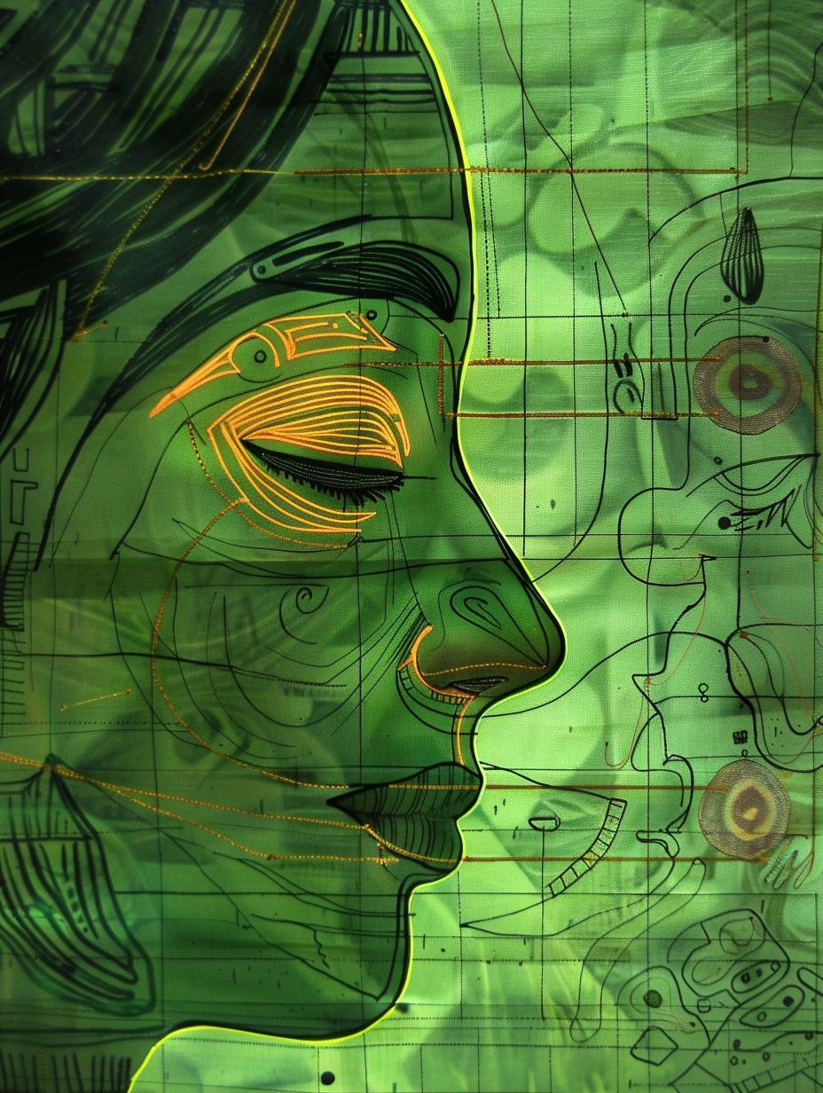 Neon Emerald Digital Soul