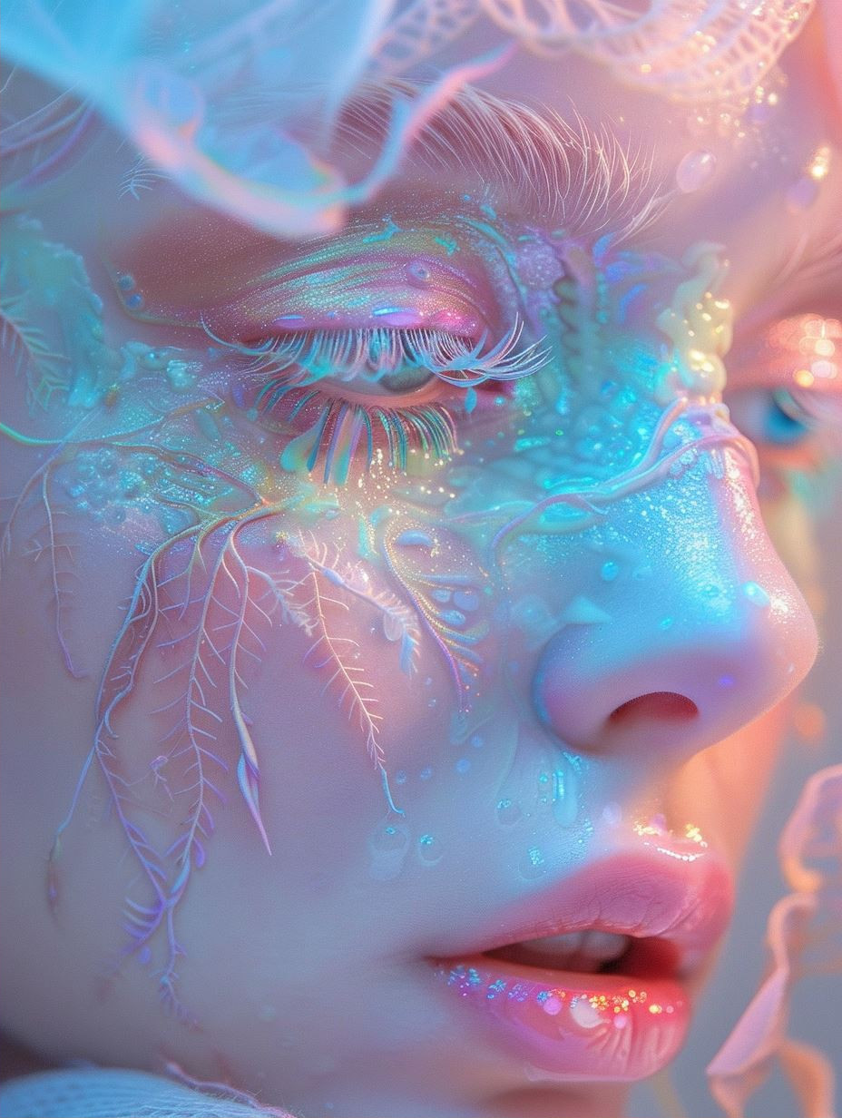 Iridescent Ethereal Pearl Sculpture - Image 2