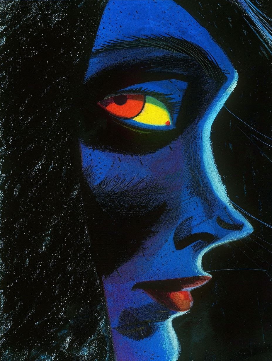 Neon Shadows of a Soul - Image 3