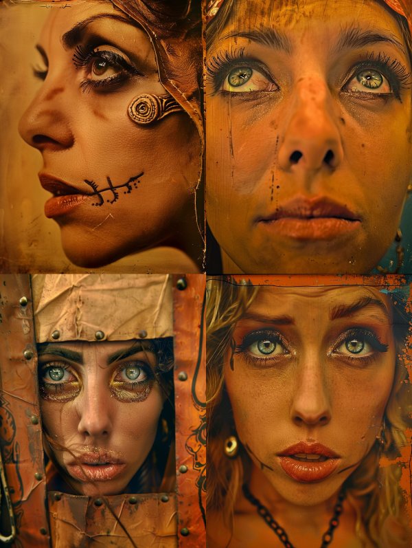 Haunting Echoes of Distorted Beauty