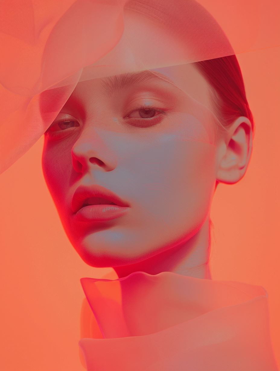 Neon Dreams: A Study in Ethereal Light - Image 1