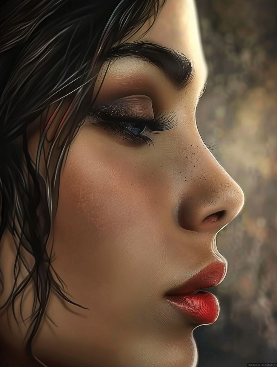 Ethereal Beauty: A Study of Feminine Grace - Image 1