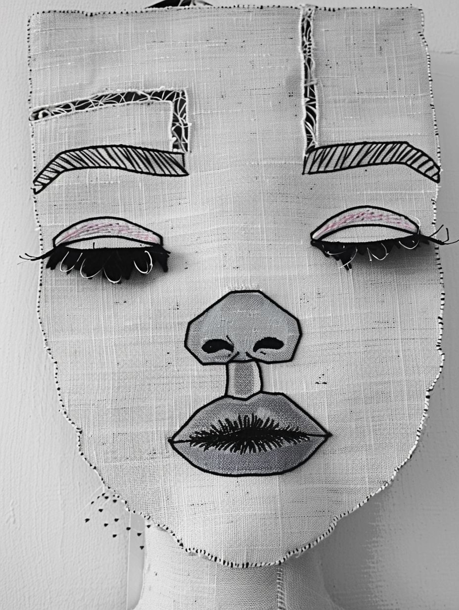 Modernist Stylized Facial Portraits - Image 3