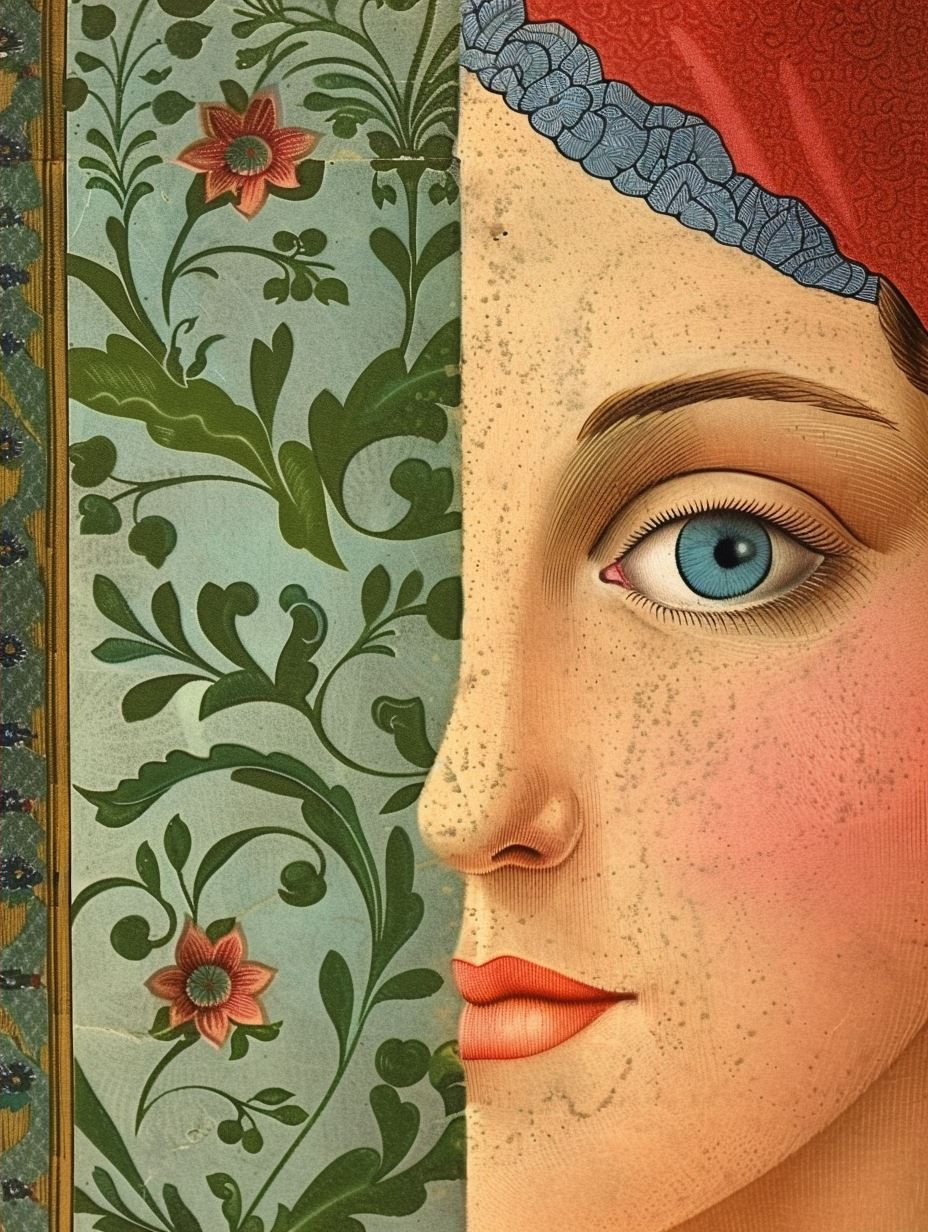 Vintage Canvas Portrait Profile - Image 2