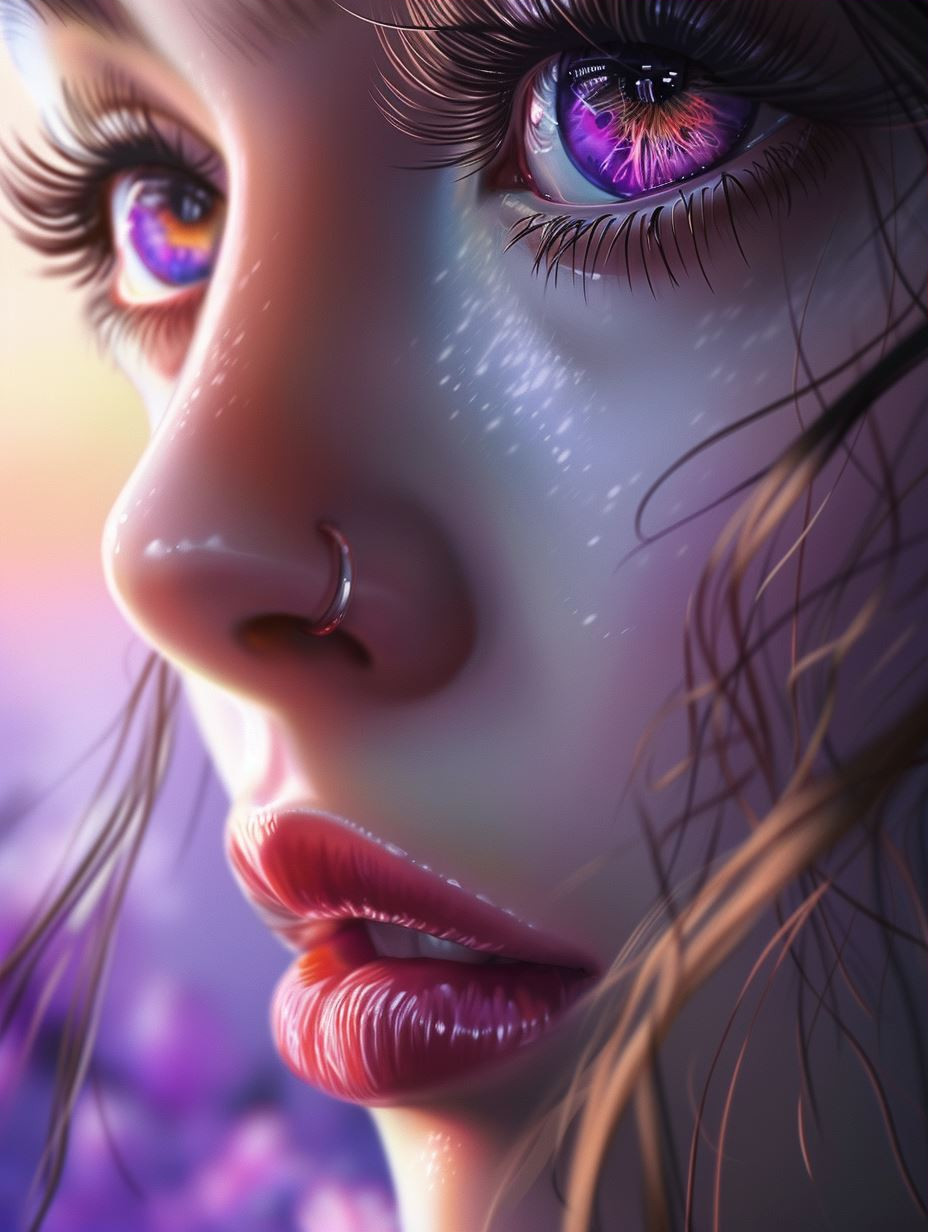 Ethereal Neon Fantasy Portraits - Image 3