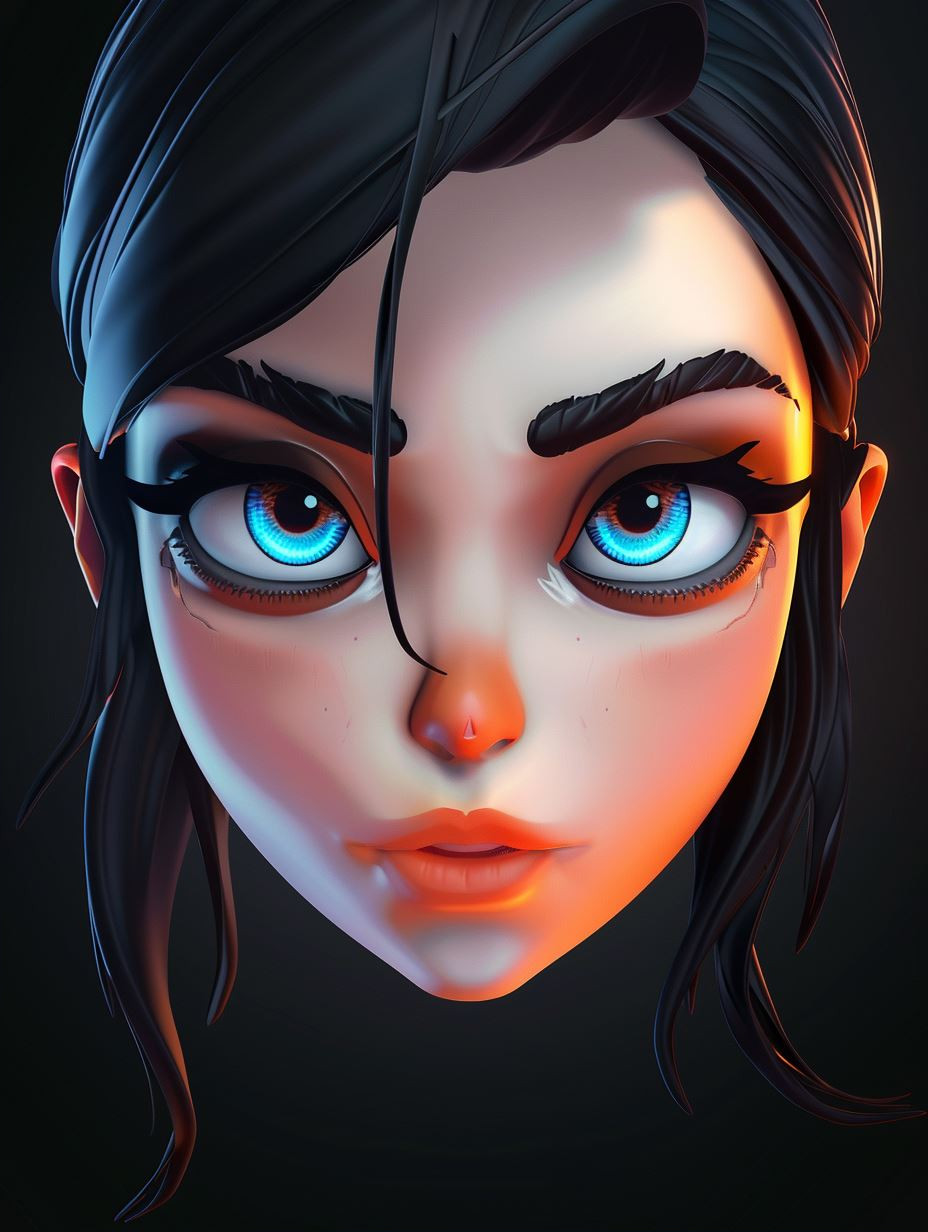 Digital Portraiture Stylized Character Study - Image 2
