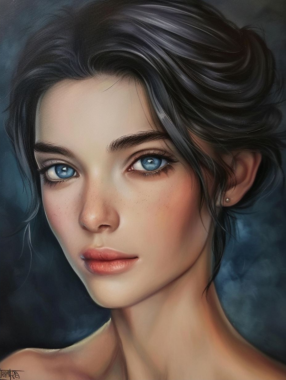 Ethereal Visions: A Quartet of Digital Portraits - Image 2