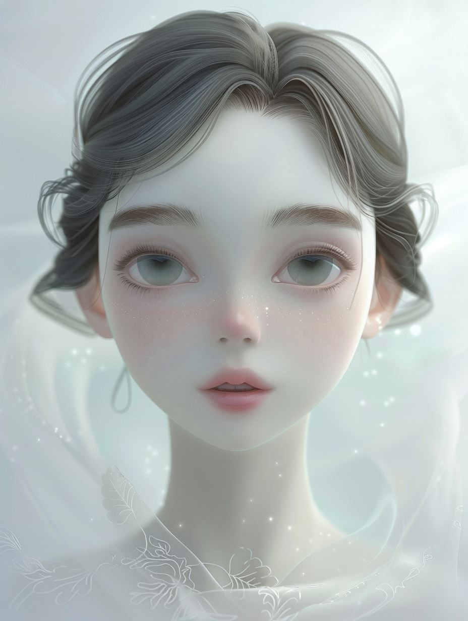 Ethereal Porcelain Dream Portraits - Image 2