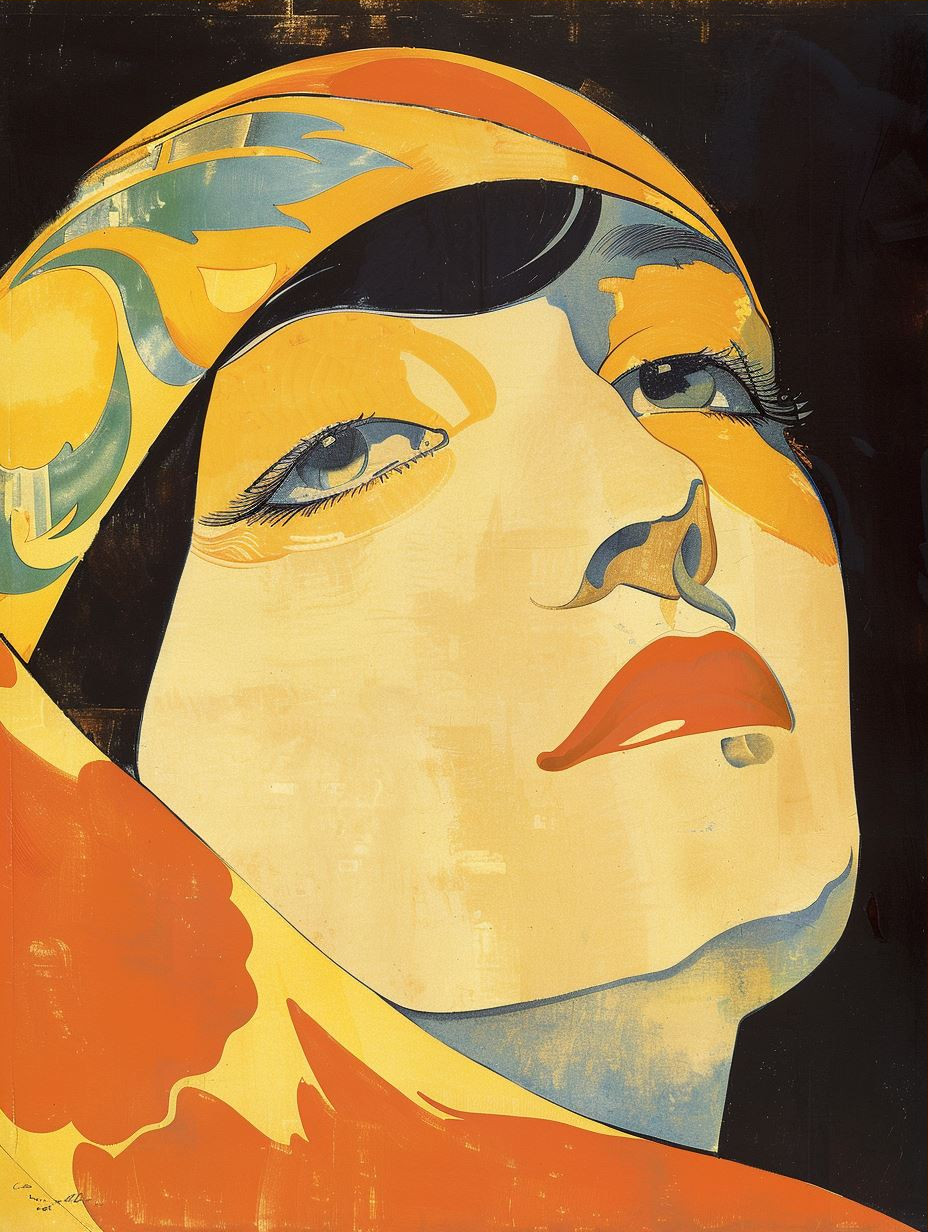 Vibrant Quad Portrait of Stylized Women - Image 3