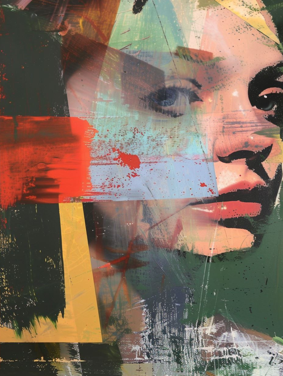 Fragmented Soul in Abstract Layers - Image 2