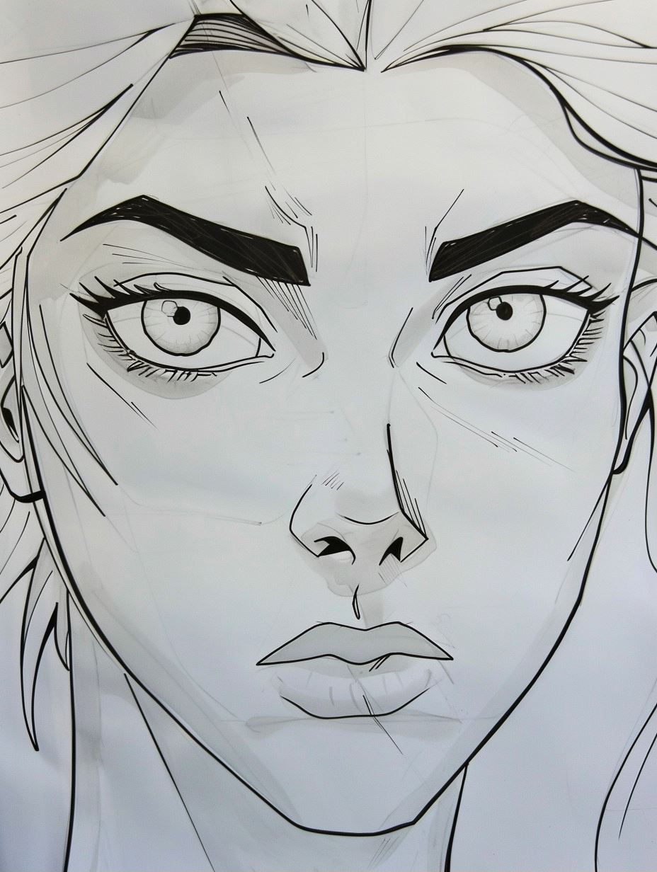 Diverse Female Portrait Art Studies - Image 1