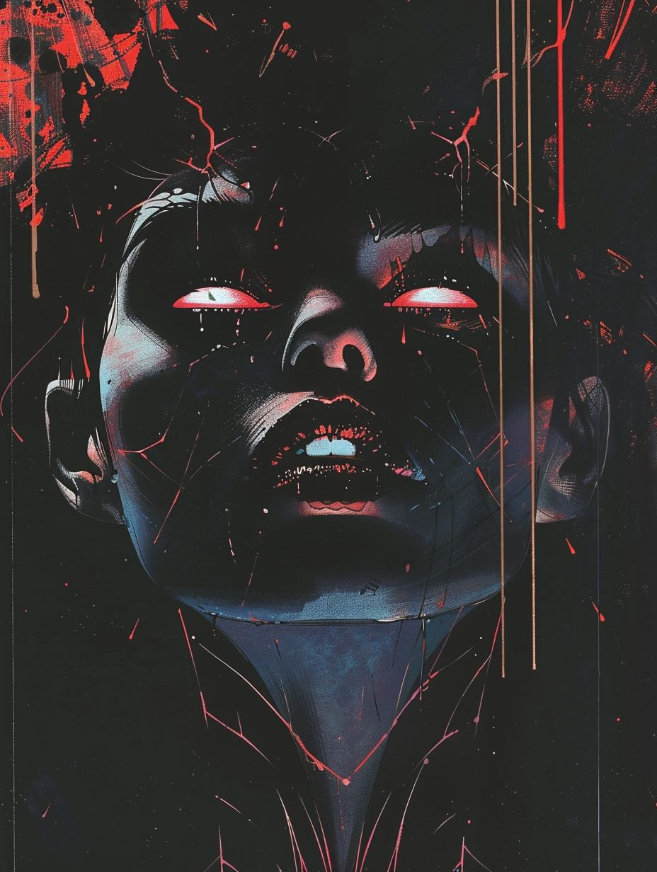 Crimson Tears Dark Surrealism - Image 3