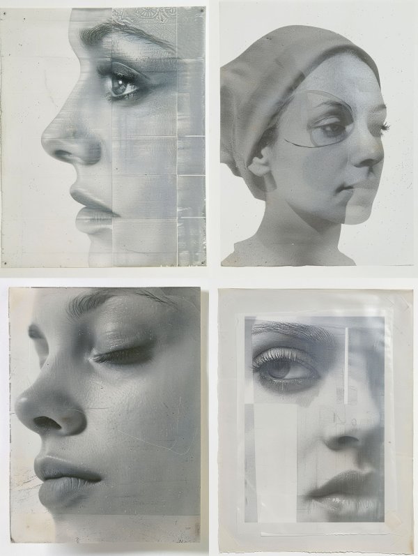 Silver Fragmented Gaze