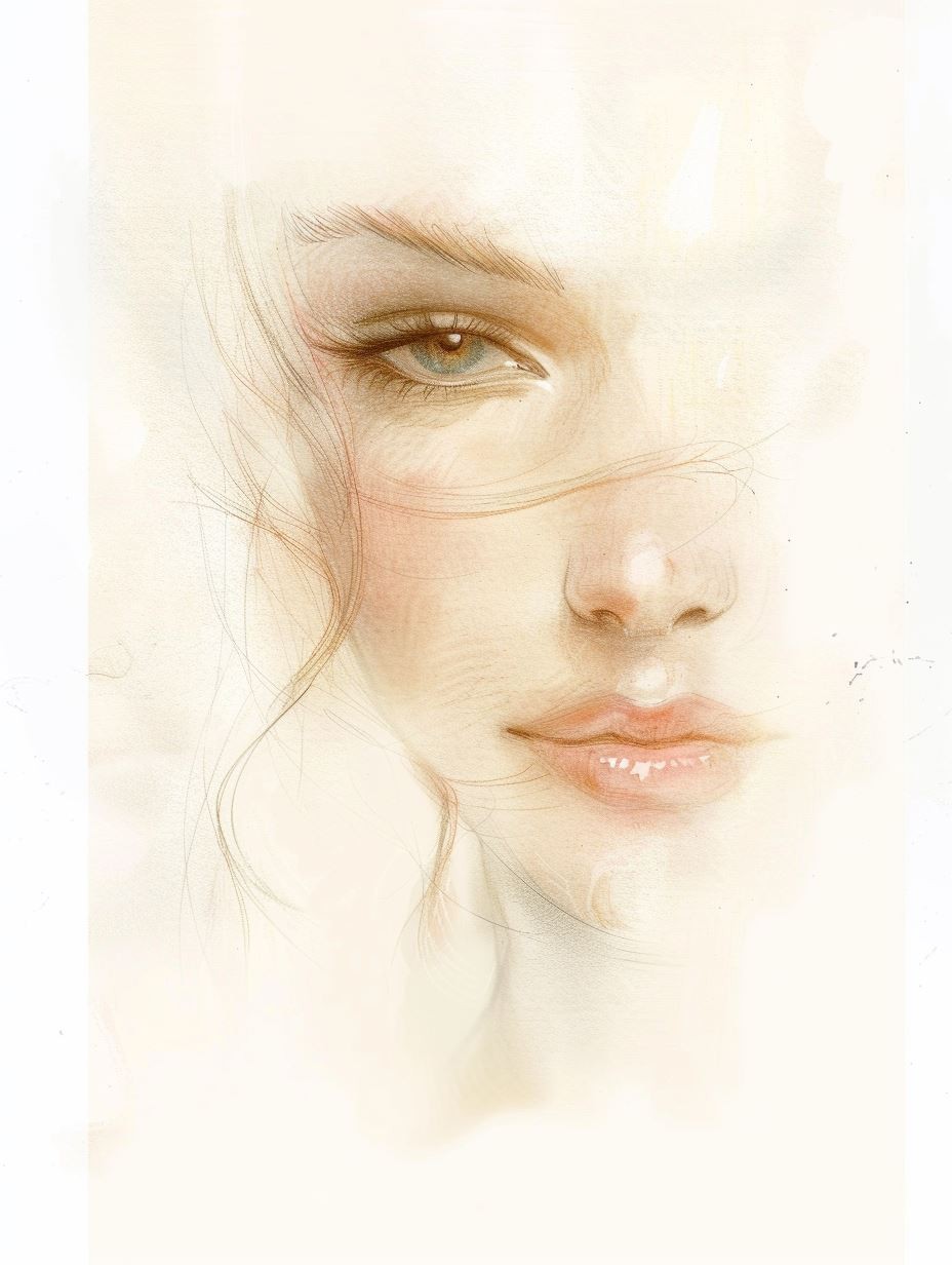 Ethereal Whisper Portrait - Image 1