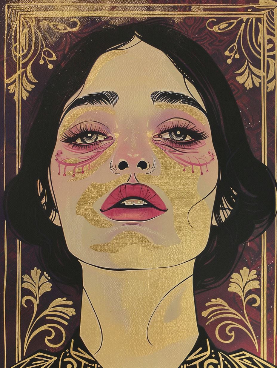 Ethereal Gilded Portrait Series - Image 3