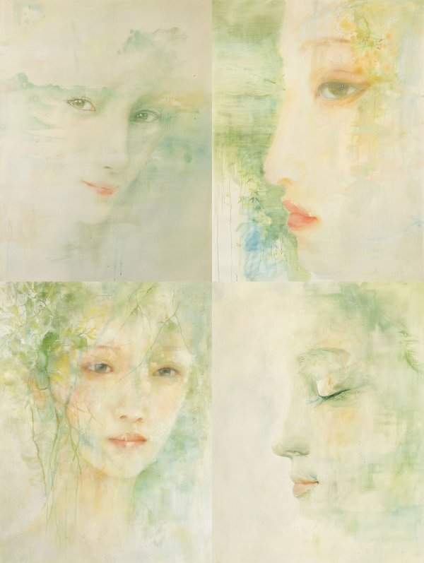 Ethereal Whispers of Pale Green