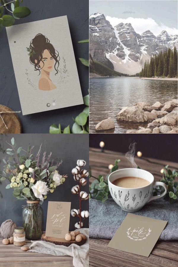 Earth Tone Aesthetic Mood Board