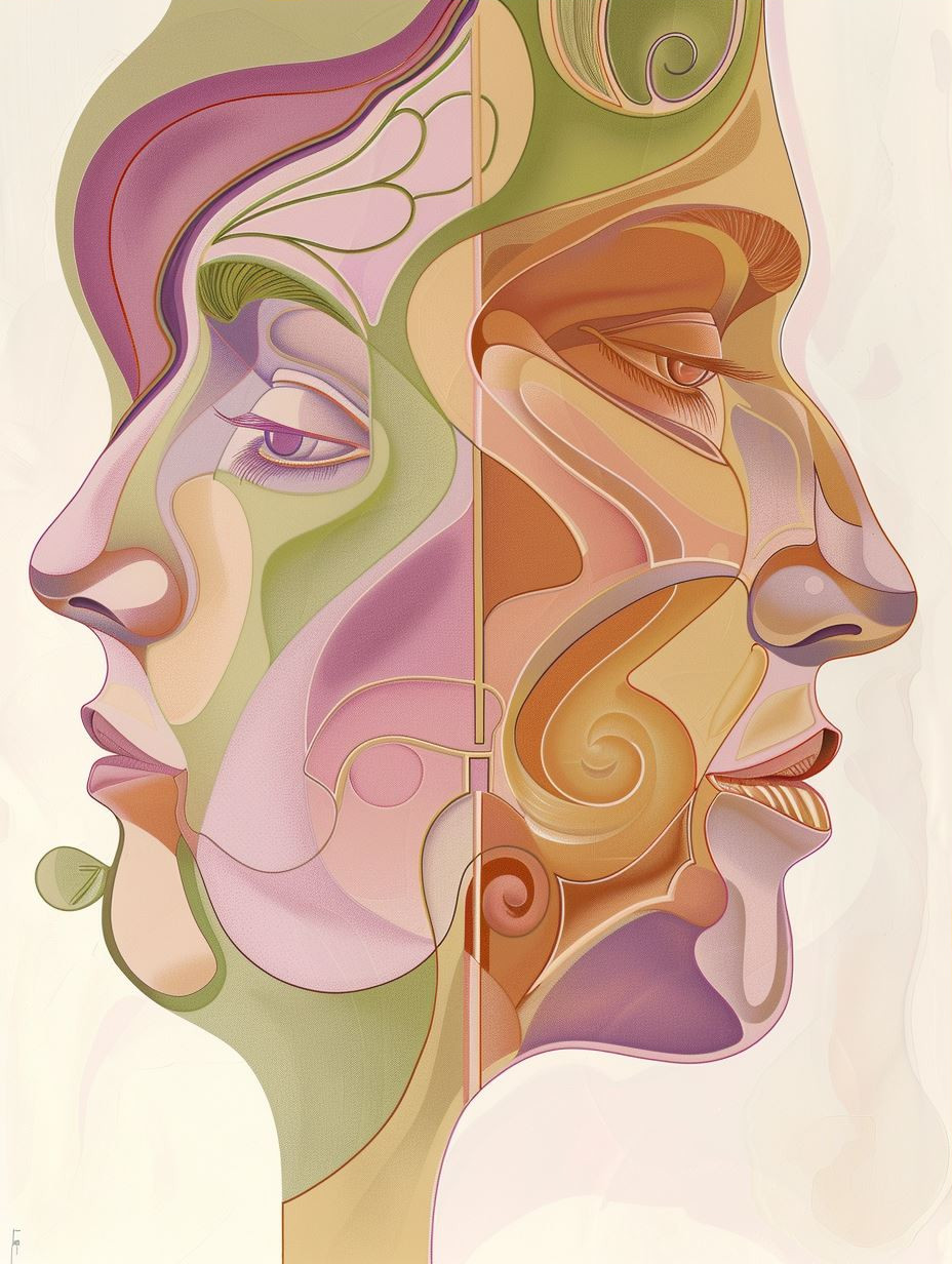 Fluid Pastel Surrealist Portraits - Image 3