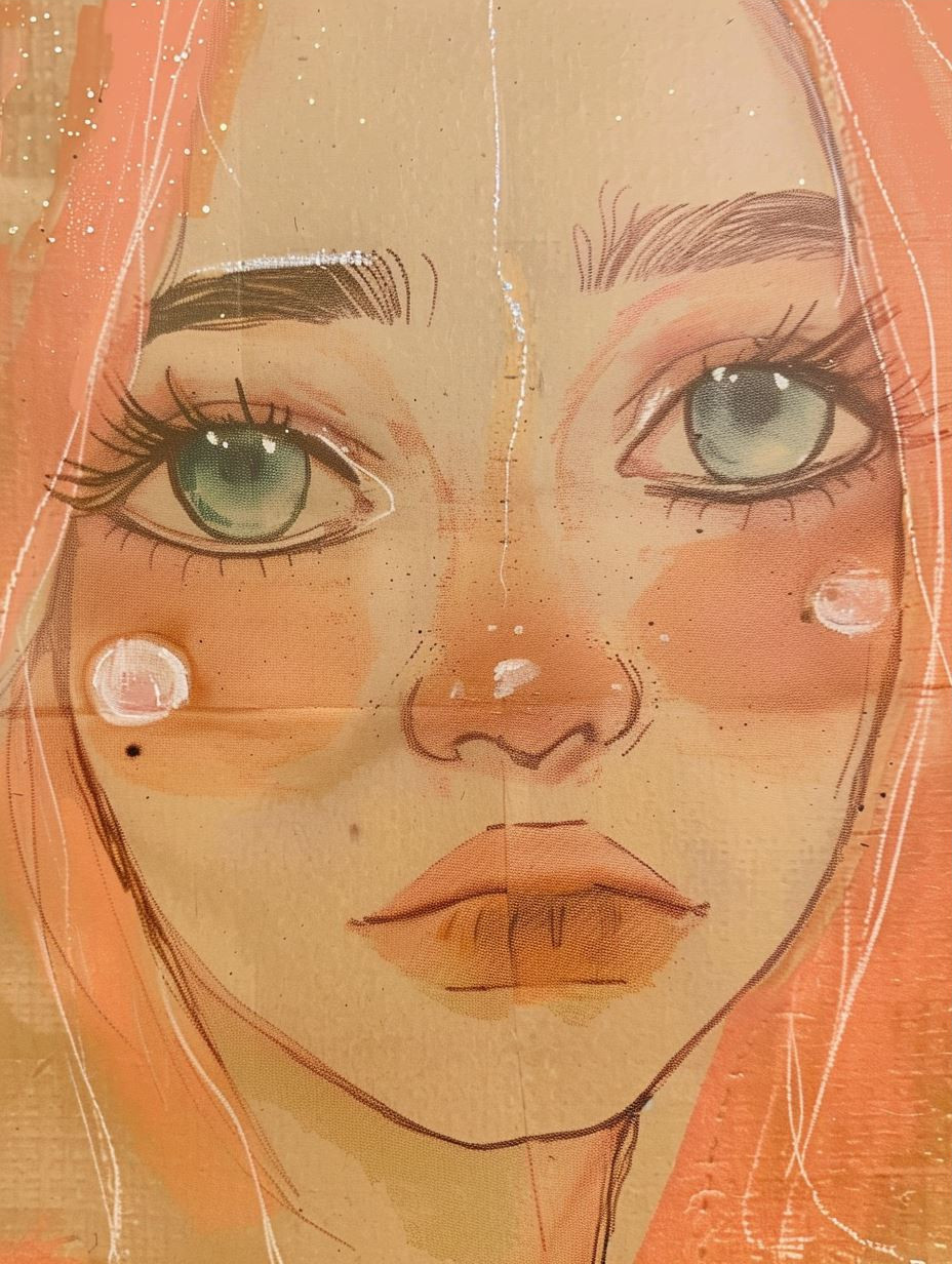 Ethereal Warm Watercolor Portraits - Image 3