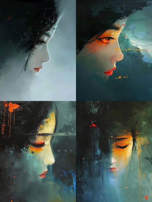 Ethereal Whispers of Silent Portraits