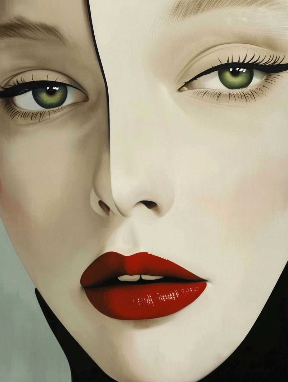 Hyper-Realistic Minimalist Beauty Portrait - Image 3