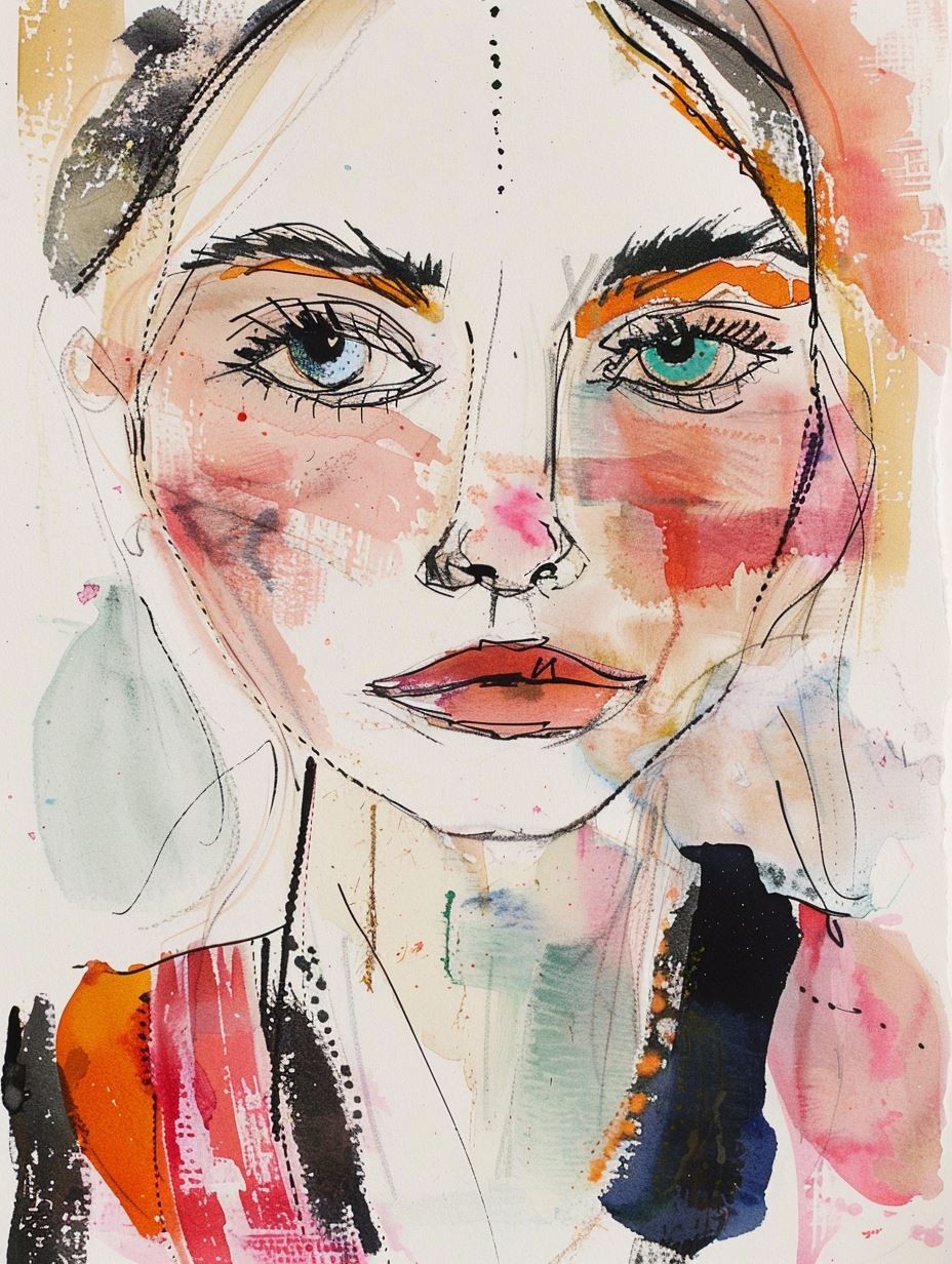 Abstract Visions of Feminine Grace - Image 4