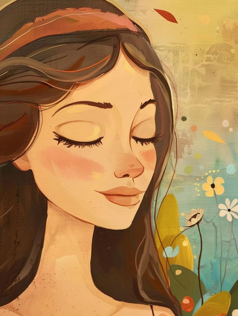 Ethereal Gazes: A Digital Portrait Study - Image 4