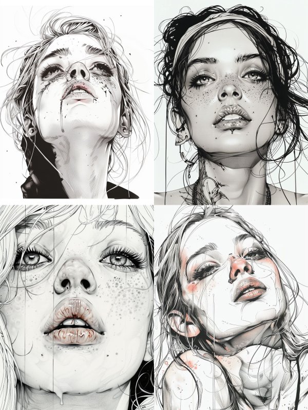 Ethereal Ink: Four Visions of Femininity