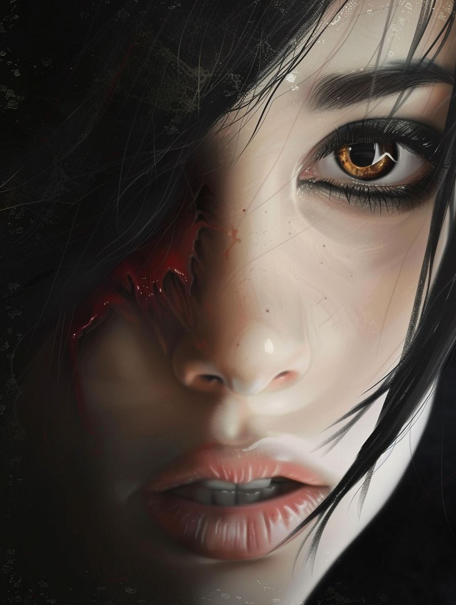 Melancholy Gaze of Digital Sorrow - Image 3