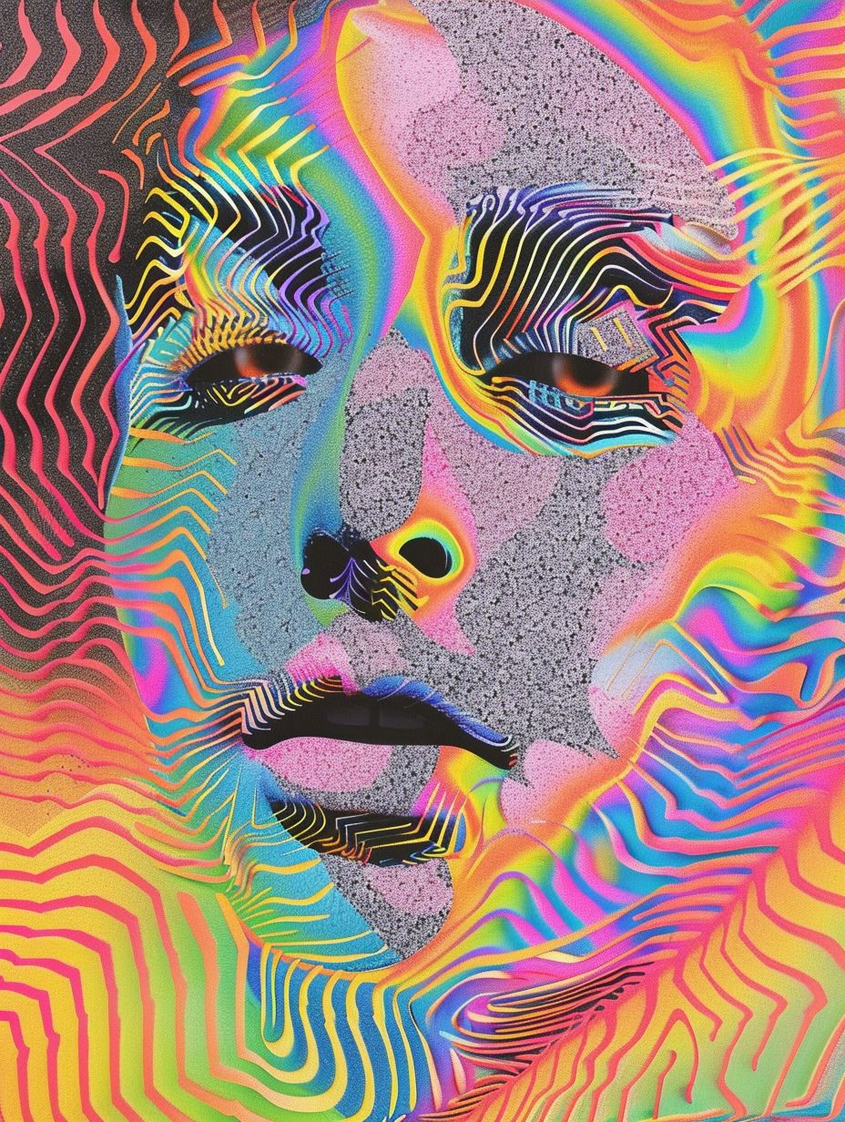 Prismatic Digital Wave Portraits - Image 3