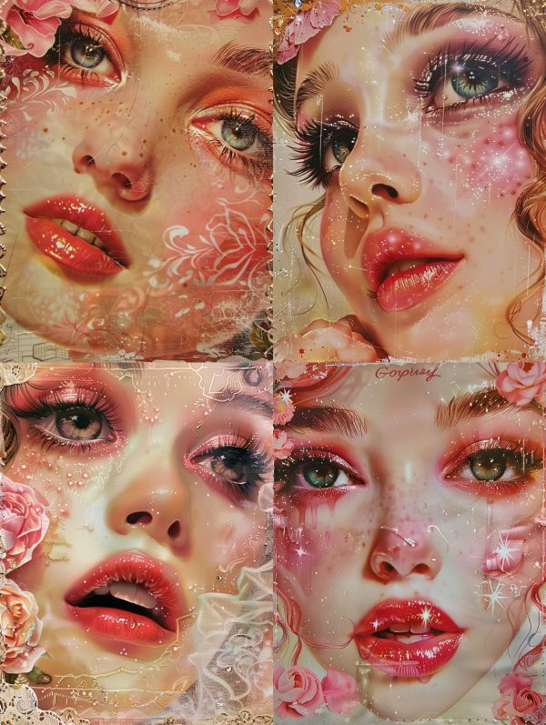 Ethereal Floral Dew Portraits