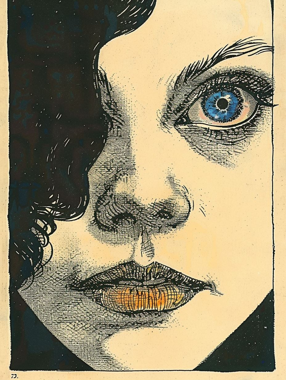 Mystic Gazes: A Study in Ethereal Portraits - Image 1