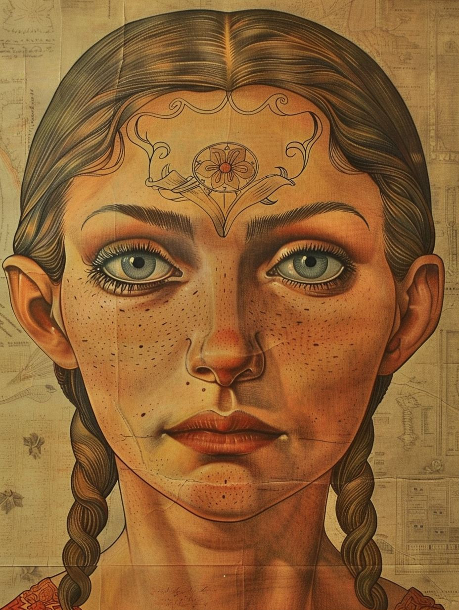 Vintage Cartographic Muse - Image 1
